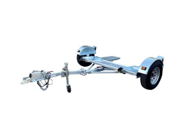 Galvanized Stow and Go Folding Car Tow Dolly with Surge Brake RV Trailer 4900